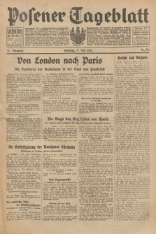 Posener Tageblatt. Jg.72, Nr. 154 (9 Juli 1933) + dod.