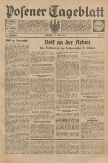 Posener Tageblatt. Jg.72, Nr. 162 (19 Juli 1933) + dod.