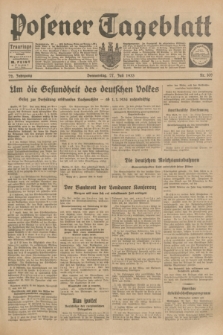 Posener Tageblatt. Jg.72, Nr. 169 (27 Juli 1933) + dod.