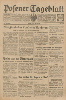Posener Tageblatt. Jg.72, Nr. 170 (28 Juli 1933) + dod.