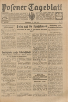 Posener Tageblatt. Jg.72, Nr. 171 (29 Juli 1933) + dod.