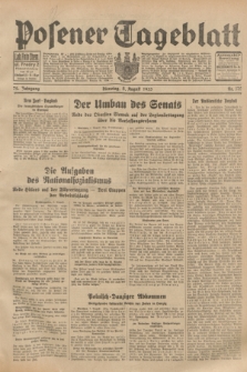 Posener Tageblatt. Jg.72, Nr. 179 (8 August 1933) + dod.