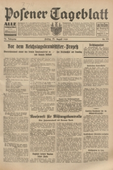 Posener Tageblatt. Jg.72, Nr. 193 (25 August 1933) + dod.