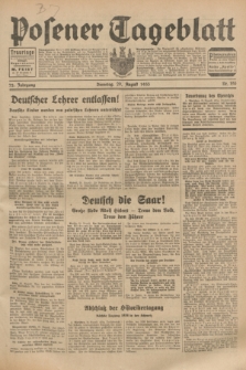 Posener Tageblatt. Jg.72, Nr. 196 (29 August 1933) + dod.