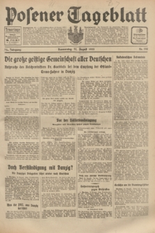 Posener Tageblatt. Jg.72, Nr. 198 (31 August 1933) + dod.