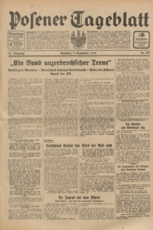 Posener Tageblatt. Jg.72, Nr. 202 (5 September 1933) + dod.