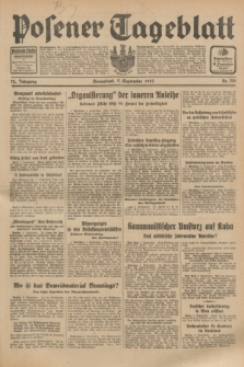 Posener Tageblatt. Jg.72, Nr. 206 (9 September 1933) + dod.