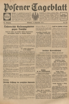 Posener Tageblatt. Jg.72, Nr. 209 (13 September 1933) + dod.