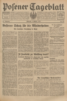 Posener Tageblatt. Jg.72, Nr. 227 (4 Oktober 1933) + dod.