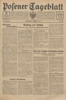Posener Tageblatt. Jg.72, Nr. 228 (5 Oktober 1933) + dod.
