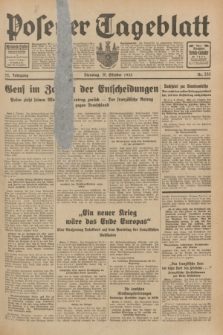 Posener Tageblatt. Jg.72, Nr. 232 (10 Oktober 1933) + dod.