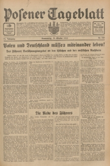 Posener Tageblatt. Jg.72, Nr. 246 (26 Oktober 1933) + dod.
