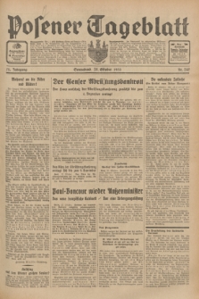 Posener Tageblatt. Jg.72, Nr. 248 (28 Oktober 1933) + dod.
