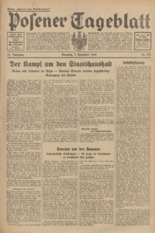 Posener Tageblatt. Jg.72, Nr. 254 (5 November 1933) + dod.