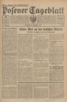 Posener Tageblatt. Jg.72, Nr. 260 (12 November 1933) + dod.