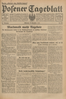 Posener Tageblatt. Jg.72, Nr. 262 (15 November 1933) + dod.