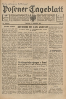 Posener Tageblatt. Jg.72, Nr. 266 (19 November 1933) + dod.