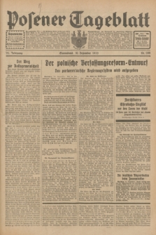 Posener Tageblatt. Jg.72, Nr. 288 (16 Dezember 1933) + dod.