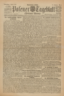 Posener Tageblatt (Posener Warte). Jg.61, Nr. 4 (5 Januar 1922)