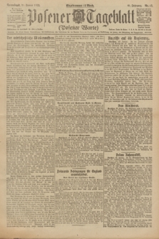 Posener Tageblatt (Posener Warte). Jg.61, Nr. 17 (21 Januar 1922)