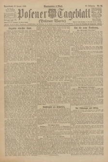 Posener Tageblatt (Posener Warte). Jg.61, Nr. 23 (28 Januar 1922)