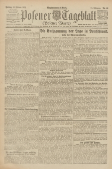 Posener Tageblatt (Posener Warte). Jg.61, Nr. 33 (10 Februar 1922)