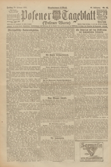Posener Tageblatt (Posener Warte). Jg.61, Nr. 45 (24 Februar 1922) + dod.