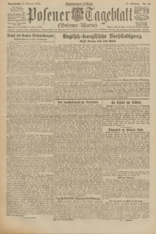 Posener Tageblatt (Posener Warte). Jg.61, Nr. 46 (25 Februar 1922)