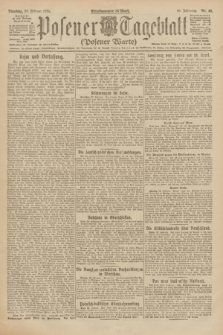 Posener Tageblatt (Posener Warte). Jg.61, Nr. 48 (28 Februar 1922)