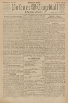 Posener Tageblatt (Posener Warte). Jg.61, Nr. 162 (22 Juli 1922)