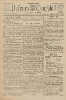 Posener Tageblatt (Posener Warte). Jg.61, Nr. 163 (23 Juli 1922) + dod.