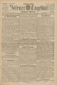 Posener Tageblatt (Posener Warte). Jg.61, Nr. 203 (9 September 1922)