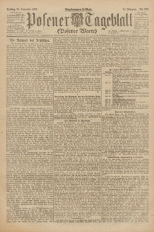 Posener Tageblatt (Posener Warte). Jg.61, Nr. 220 (29 September 1922) + dod.
