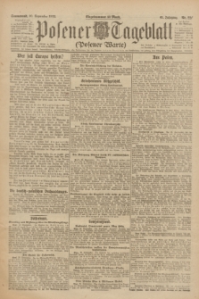 Posener Tageblatt (Posener Warte). Jg.61, Nr. 221 (30 September 1922)