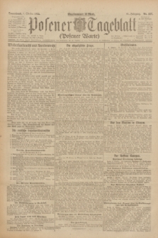 Posener Tageblatt (Posener Warte). Jg.61, Nr. 227 (7 Oktober 1922)
