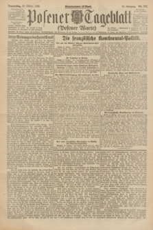 Posener Tageblatt (Posener Warte). Jg.61, Nr. 237 (19 Oktober 1922) + dod.