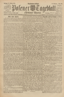 Posener Tageblatt (Posener Warte). Jg.61, Nr. 238 (20 Oktober 1922)