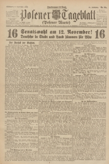 Posener Tageblatt (Posener Warte). Jg.61, Nr. 253 (8 November 1922)