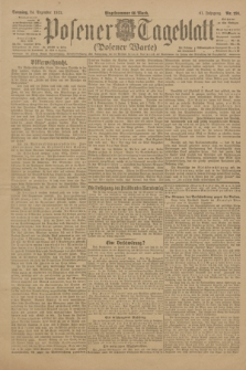 Posener Tageblatt (Posener Warte). Jg.61, Nr. 291 (24 Dezember 1922) + dod.