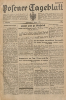 Posener Tageblatt. Jg.73, Nr. 2 (4 Januar 1934) + dod.