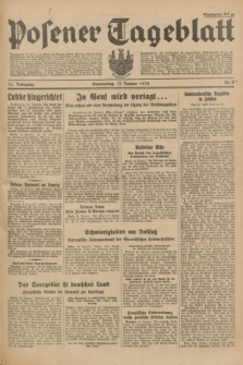 Posener Tageblatt. Jg.73, Nr. 7 (11 Januar 1934) + dod.