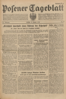 Posener Tageblatt. Jg.73, Nr. 8 (12 Januar 1934) + dod.