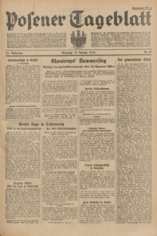 Posener Tageblatt. Jg.73, Nr. 10 (14 Januar 1934) + dod.
