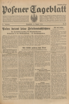 Posener Tageblatt. Jg.73, Nr. 21 (27 Januar 1934) + dod.