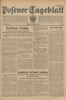 Posener Tageblatt. Jg.73, Nr. 28 (6 Februar 1934) + dod.