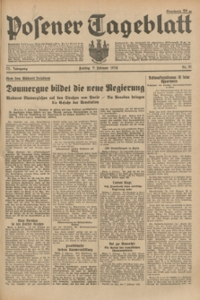 Posener Tageblatt. Jg.73, Nr. 31 (9 Februar 1934) + dod.