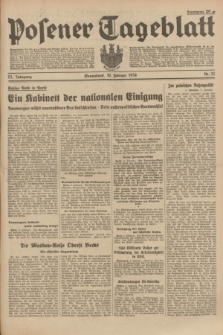 Posener Tageblatt. Jg.73, Nr. 32 (10 Februar 1934) + dod.