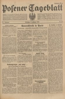 Posener Tageblatt. Jg.73, Nr. 34 (13 Februar 1934) + dod.