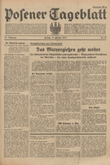 Posener Tageblatt. Jg.73, Nr. 37 (16 Februar 1934) + dod.