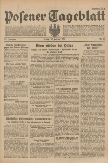 Posener Tageblatt. Jg.73, Nr. 43 (23 Februar 1934) + dod.
